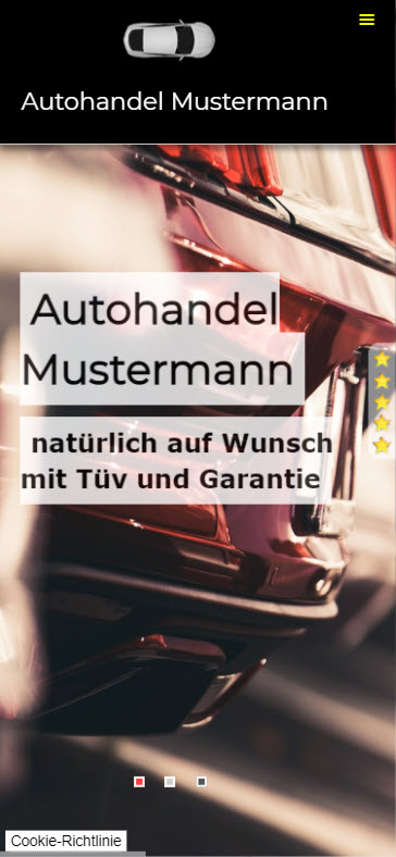 Neuer Premium-Startslider