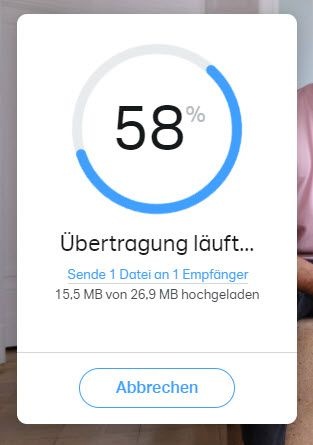 Wie versende ich grosse Dateien über das Internet ?